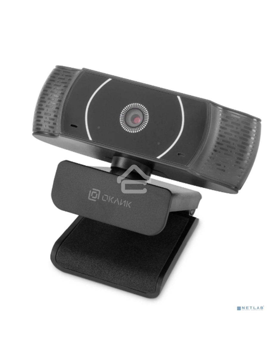 Камера Web Оклик OK-C016HD черный 1Mpix (1280x720) USB2.0 с микрофоном