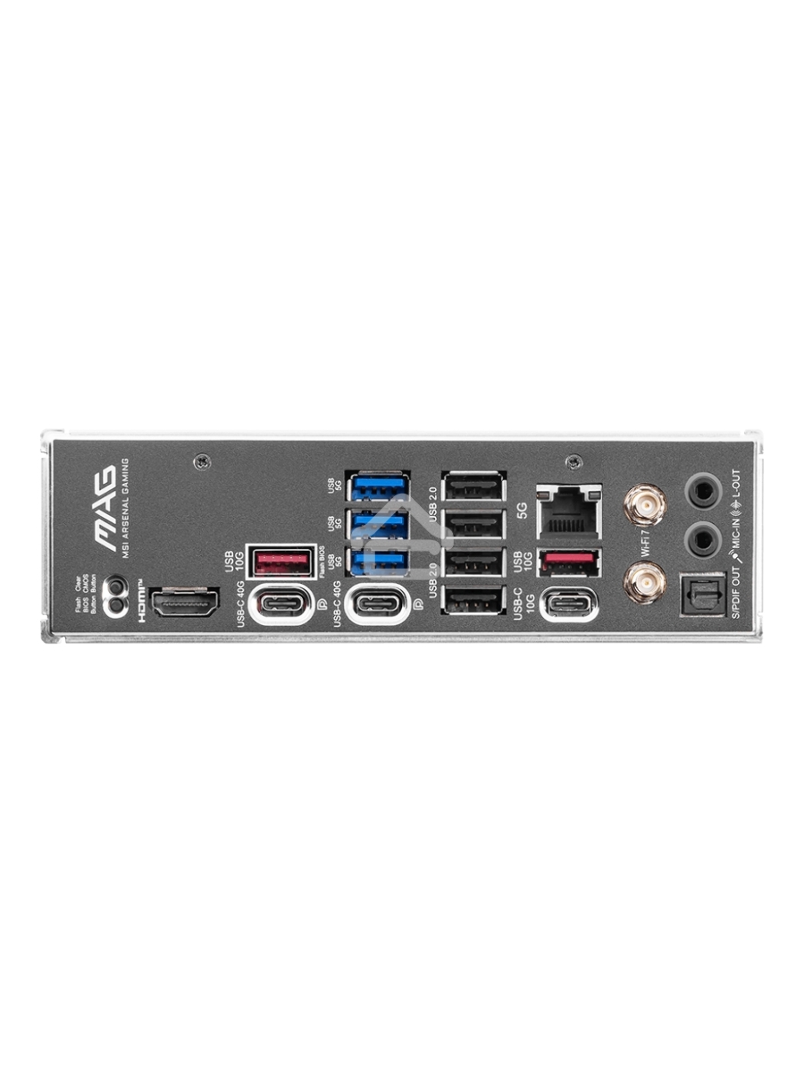 Материнская плата MSI MAG X870E TOMAHAWK WIFI, AM5, AMD X870, 4xDDR5, 4xSATA, 4xM.2, 1xPCI-E 5.0 x16, 1xPCI-E 4.0 x4, 1xPCI-E 3.0 x1, 1xHDMI, 2xUSB Type-C, 1x5Gb LAN, 2xUSB-A 3.2 Gen 2, 3xUSB-A 3.2 Gen 1, 4xUSB-A 2.0, 7.1, Wi-Fi 7, ATX