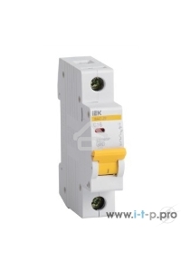 Автоматический выключатель Iek MVA20-1-006-B ВА47-29 1Р  6А 4,5кА х-ка В ИЭК