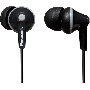Наушники вкладыши Panasonic RP-HJE125E-K 1.1м черный проводные (в ушной раковине)