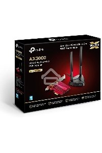 Адаптер TP-Link Wi-Fi 11AX 3000Mbps dual-band PCI-E adapter, two external Antennas