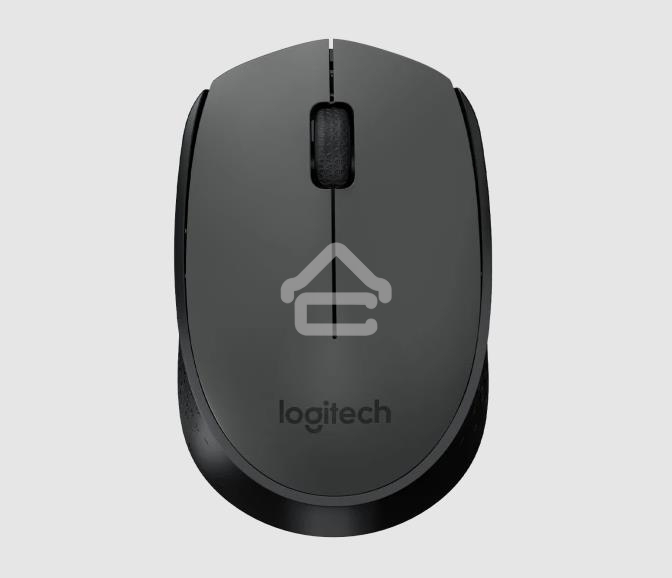 Мышь беспроводная Logitech M170 черный/темно-серый, 1000 dpi, радиоканал, USB, кнопки - 3