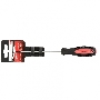 Отвертка Anti-Slip, PH0 х 100 мм, CrV, двухкомп. рукоятка Matrix