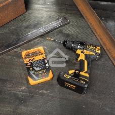 Набор сверл по металлу Denzel 1,5-6,5 мм, HSS-Tin, Golden Tip, 13 шт