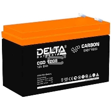 Аккумуляторная батарея Delta CGD 1208 напряжение 12В, емкость 8А·ч (151x65x100мм)
