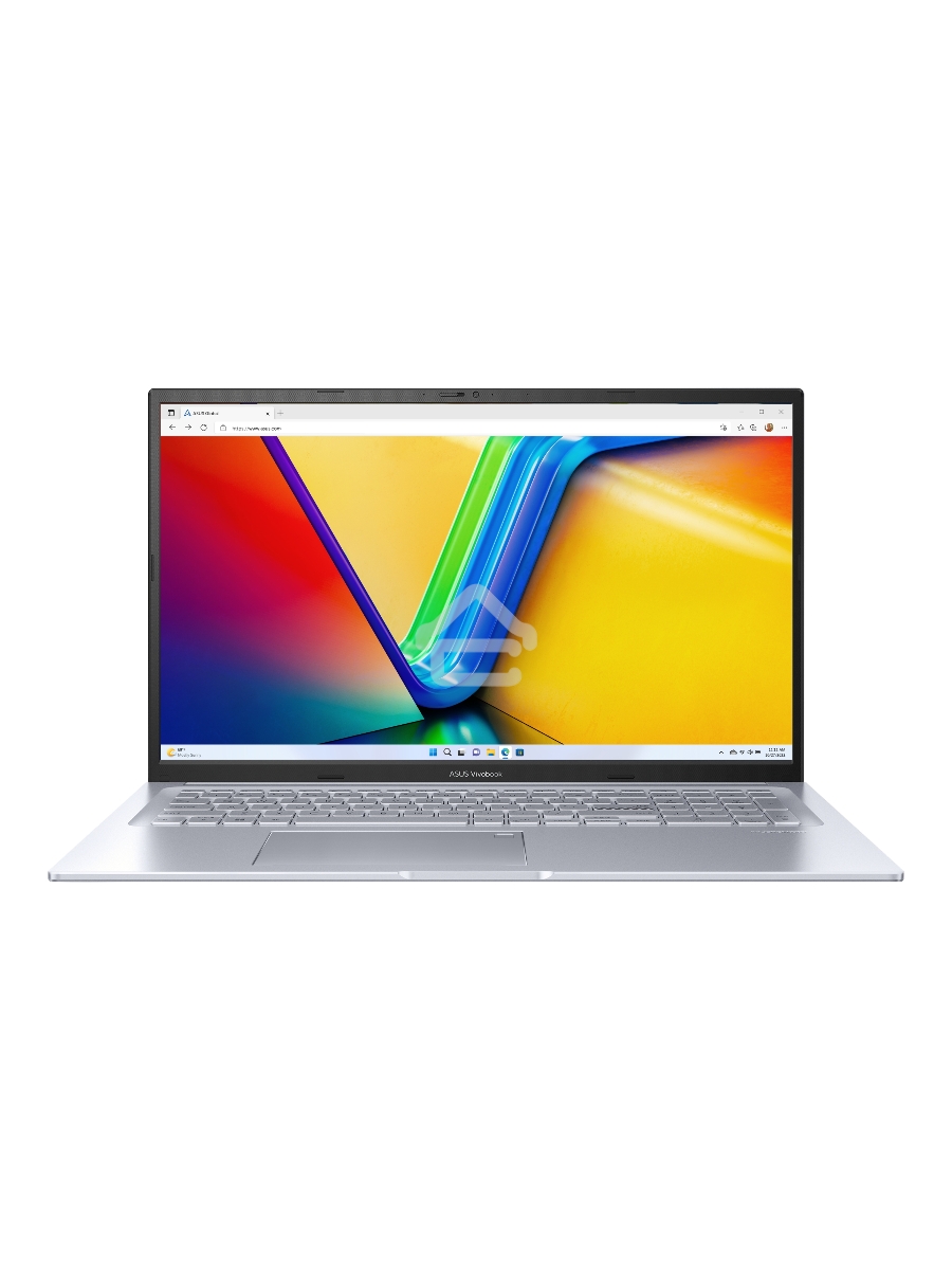 Ноутбук ASUS VivoBook 17X M3704YA Ryzen 5 7430U 16Gb SSD 1Tb AMD Radeon Graphics 17,3 FHD IPS 50Вт*ч No OS Серебристый M3704YA-AU159 90NB1191-M008F0
