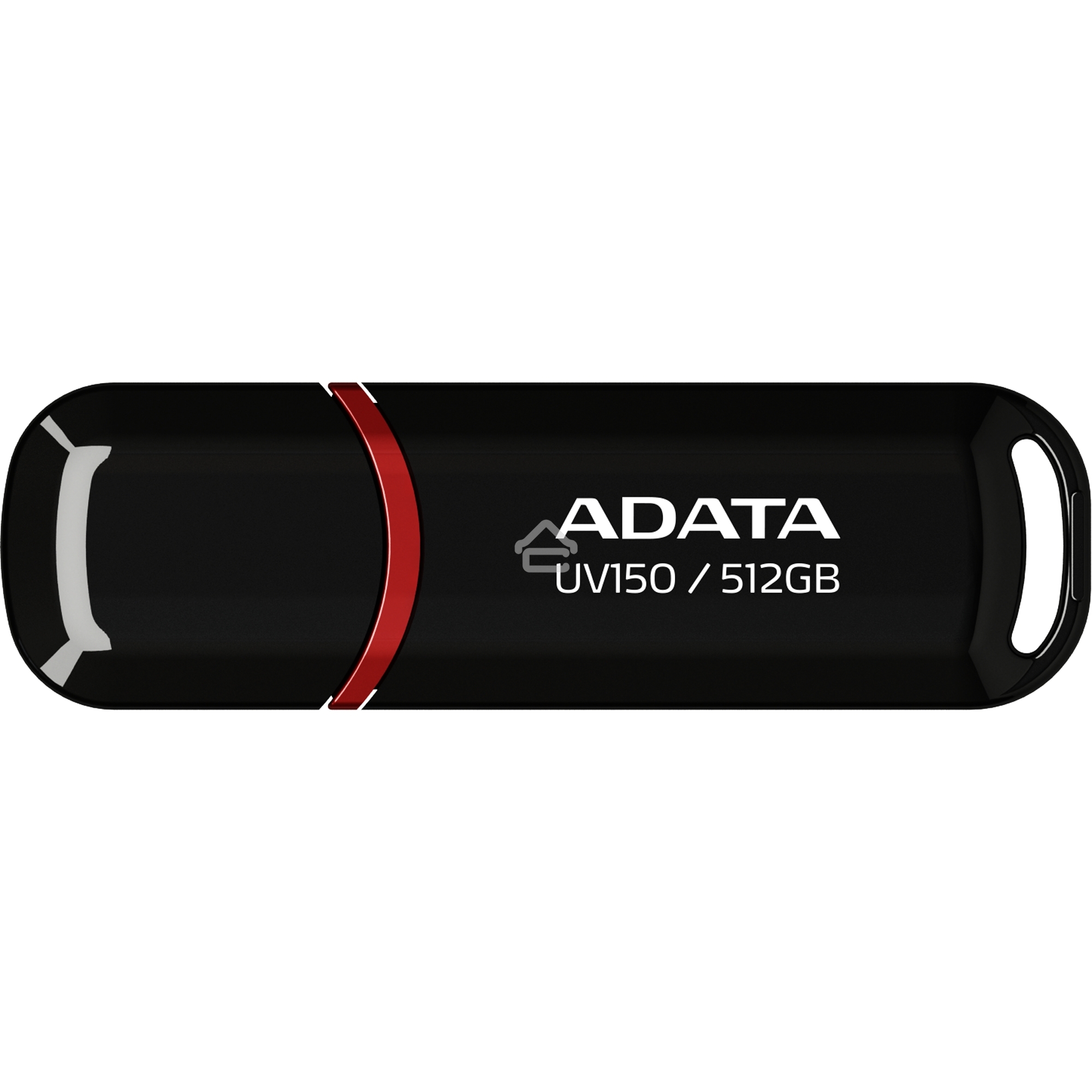Флешка USB R/W 512GB A-DATA UV150, USB 3.2, Черный