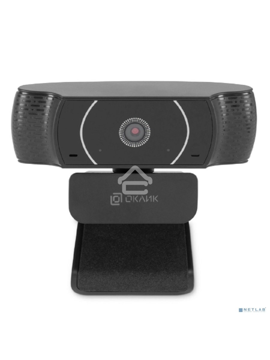 Камера Web Оклик OK-C016HD черный 1Mpix (1280x720) USB2.0 с микрофоном