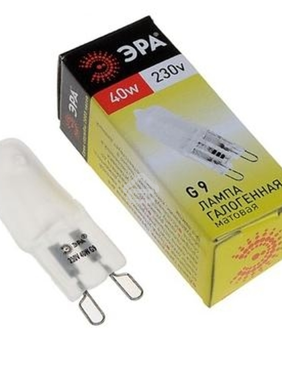 Лампа галогенная ЭРА G9-JCD-40-230V-Fr(100/1000/35000)