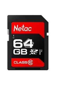 Флеш карта SDHC 64GB  Netac Class 10 UHS-I U1 P600 [NT02P600STN-064G-R]