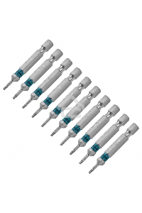 Набор бит GROSS TORX 6x50, сталь S2, 10 шт GROSS 11466