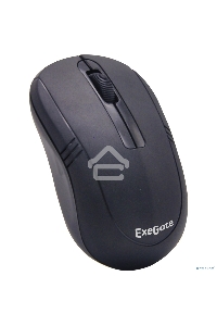 Мышь беспроводная ExeGate Professional Standard SR-9021 черный, 1200 dpi, радиоканал, USB, кнопки - 3