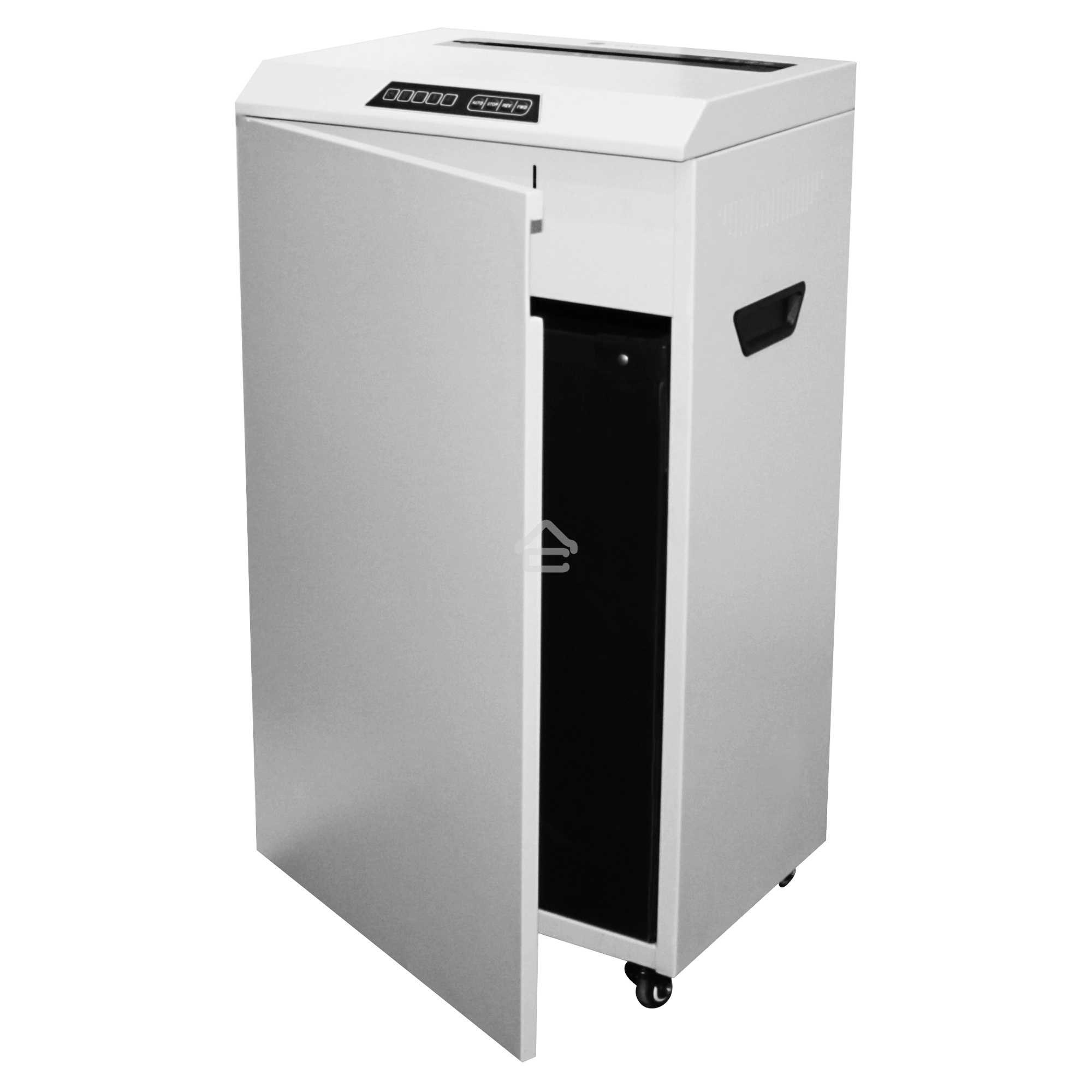 Шредер ГЕЛЕОС УО65-5, DIN P-5 (4 ур-нь секр.), фрагмент 1,9х15мм, 29-32 лист (70г/м2), CD/пл.карты/скрепки/скобы, 65 литров