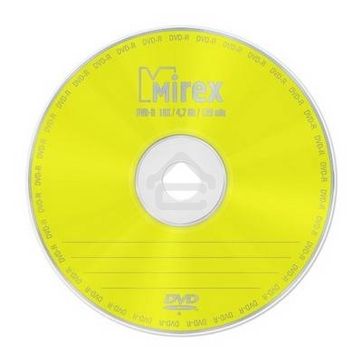 Диск DVD-R Mirex 4.7 Gb, 16x, Slim Case (5), (5/200)