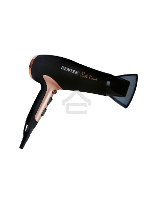 Фен Centek CT-2241 (РОЗОВОЕ ЗОЛОТО+черный) 1900Вт, 2 скорости, 3 режима (в уп. 10 шт)