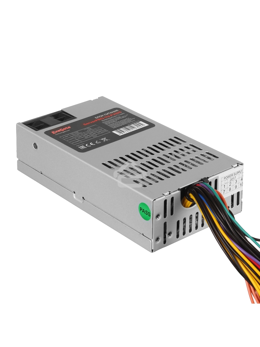 Серверный блок питания250W Exegate <ServerPRO-1U-F250AS> APFC, унив. для Flex1U, 24pin, 4pin,3xSATA, 2xIDE
