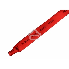 Термоусаживаемая трубка Rexant 7,0/3,5 мм, красная, упаковка 50 шт. по 1 м