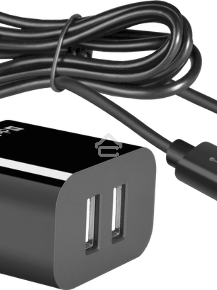 Сетевой адаптер Defender UPC-21 2xUSB,5V/2.1А кабель microUSB