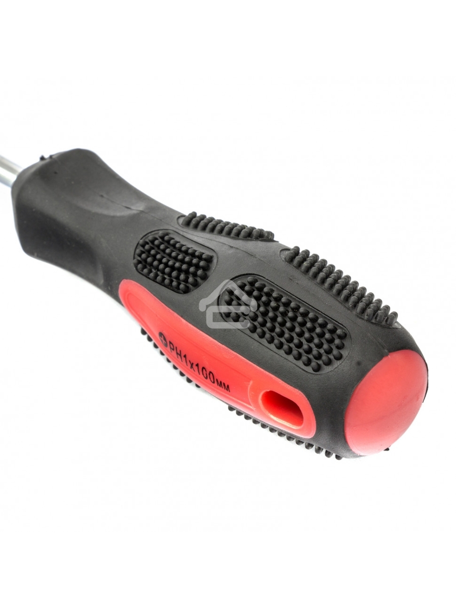 Отвертка Anti-Slip, PH1 х 100 мм, CrV, двухкомп. рукоятка Matrix