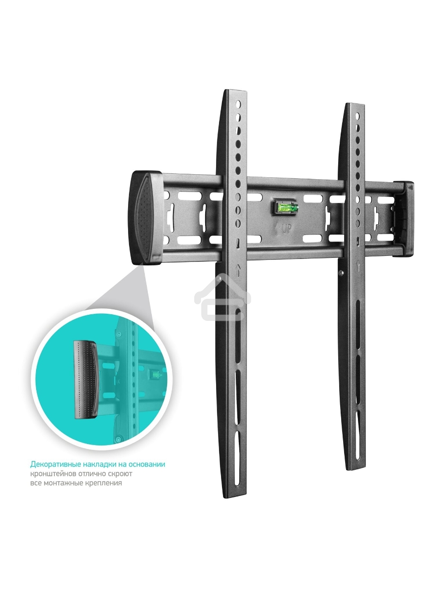 Кронштейн ONKRON FM5 / 32-55'' макс 400*400 наклон 0º от стены: 29мм макс вес 56,8кг
