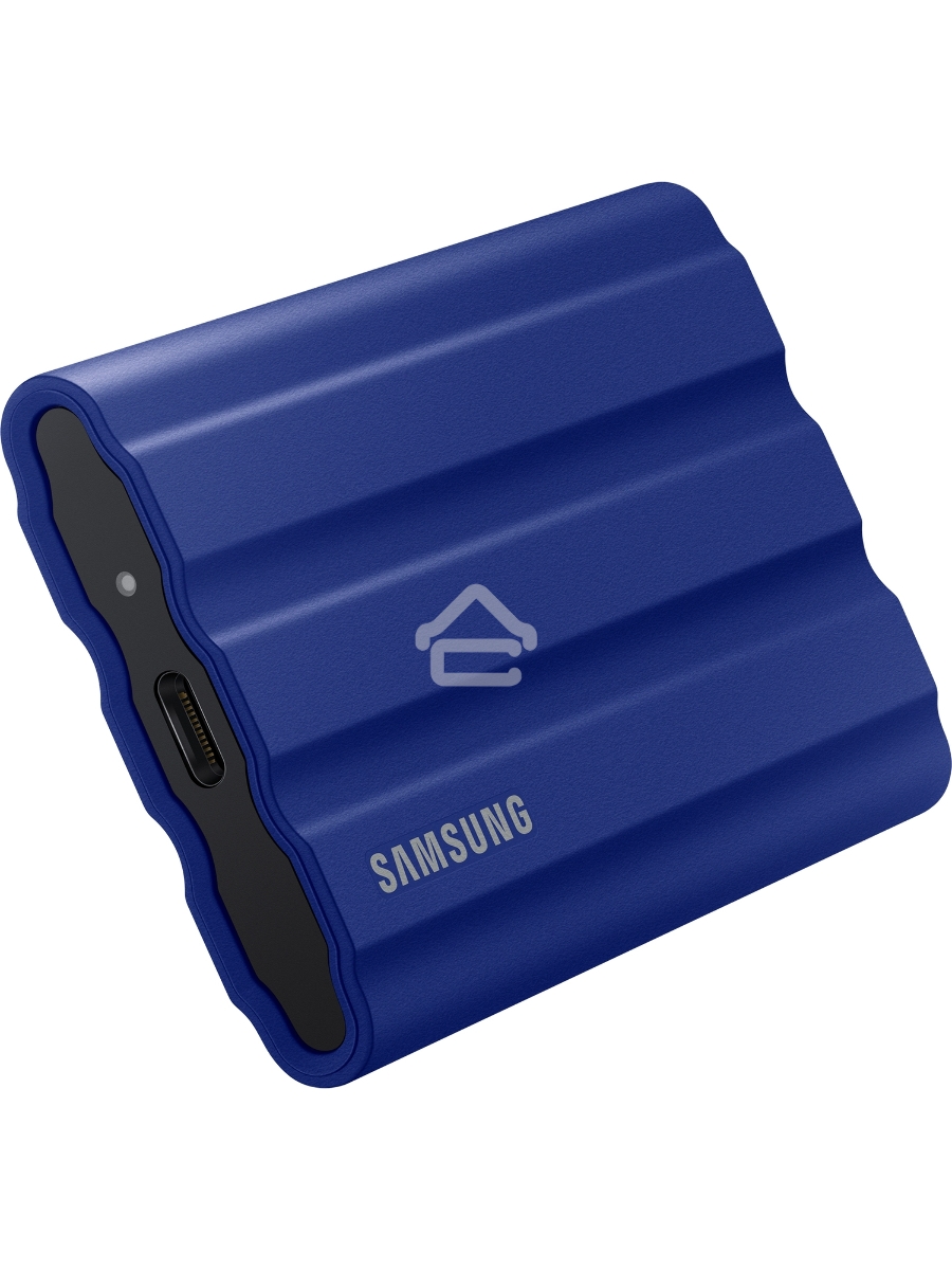 Накопитель SSD Samsung T7 Shield MU-PE1T0R/WW, USB3.2, 1ТБ, синий