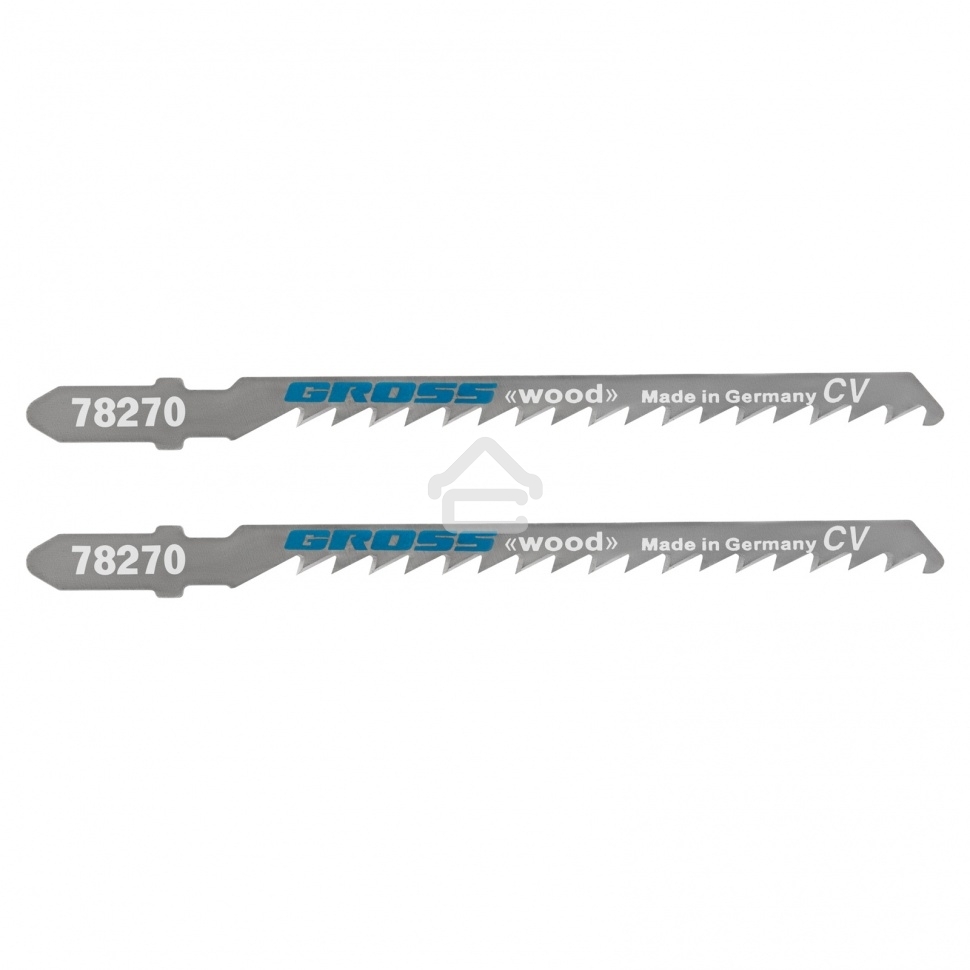 Полотна для электролобзика Gross 78270 по дереву, 2 шт. (3105 - T244D)