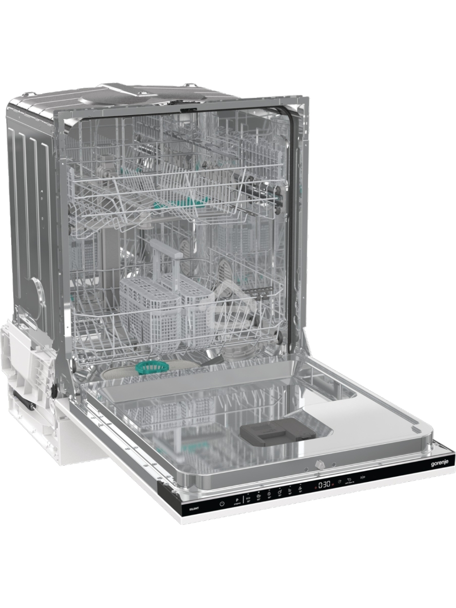 Встраиваемая посудомоечная машина Gorenje GV642E90, черный, 59.8 см, 13 компл., 47 дБ, класс A++