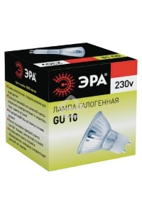 Лампа галогенная ЭРА GU10-JCDR (MR16) -35W-230V  (10/200/4800)