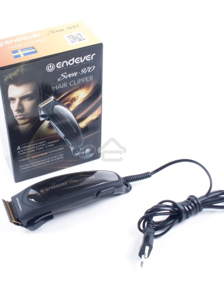 Машинка для стрижки Endever Sven 970, чёрный