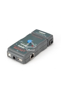 Тестер LAN Cablexpert NCT-2, 100/1000 Base-TX,  для UTP, STP, RJ-11, USB-кабеля 