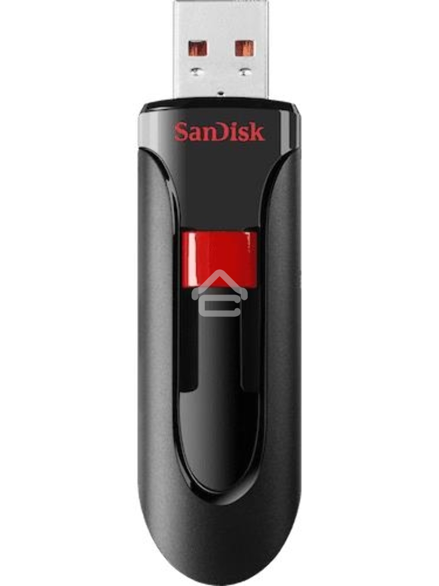 Флеш диск Sandisk 128Gb Cruzer Glide SDCZ600-128G-G35 USB3.0 черный/красный
