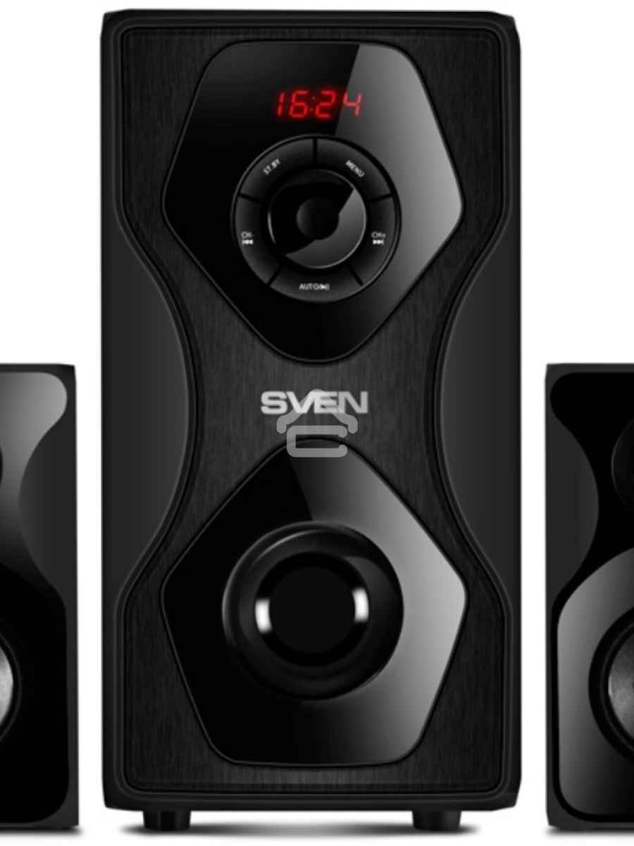 Акустическая система SVEN AC MS-2055, черный (55Вт, FM-тюнер, USB/SD, дисплей, ПДУ, Bluetooth)
