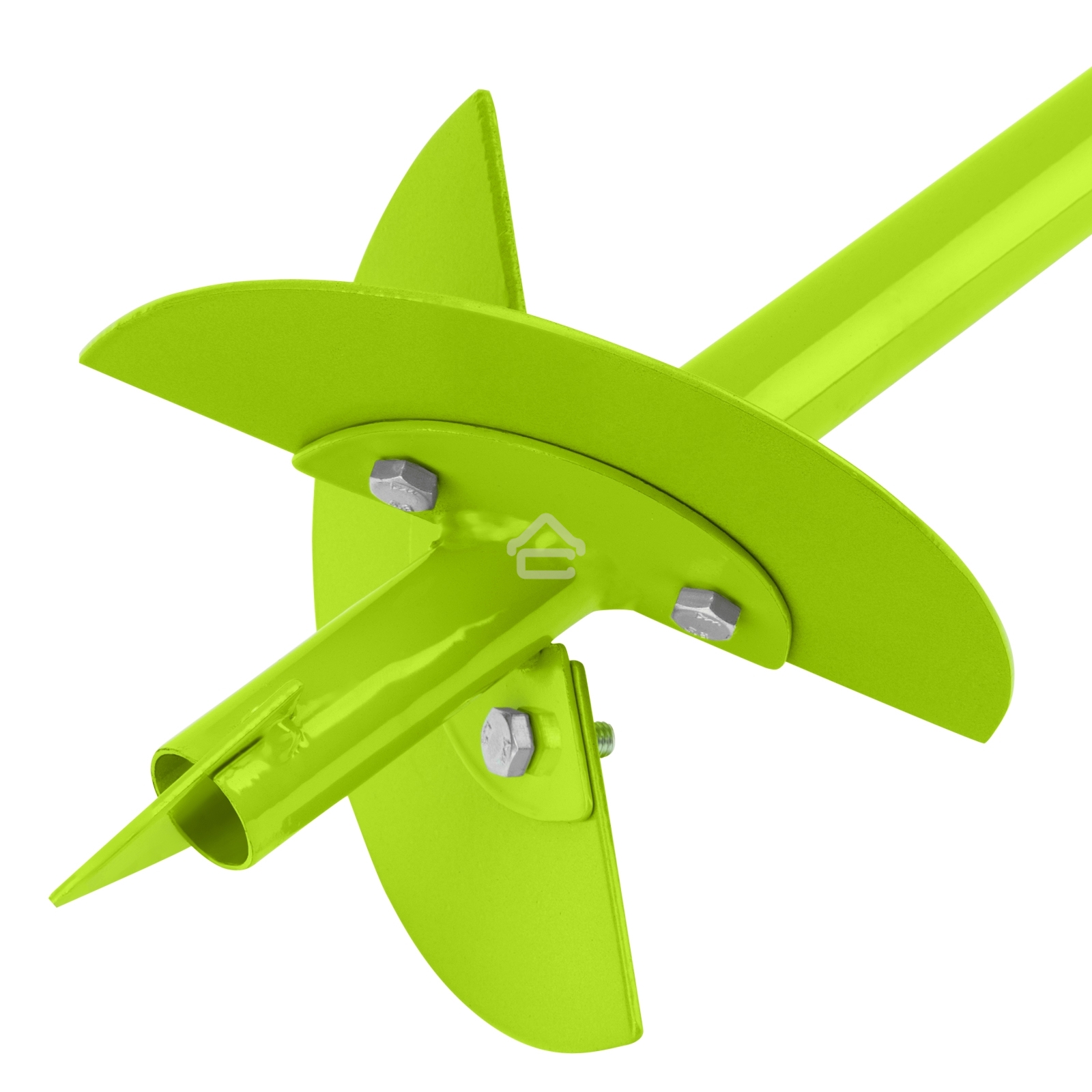 Бур лопастной со сменными ножами, 1000 мм, диаметр 150 мм, 200 мм, Россия Сибртех