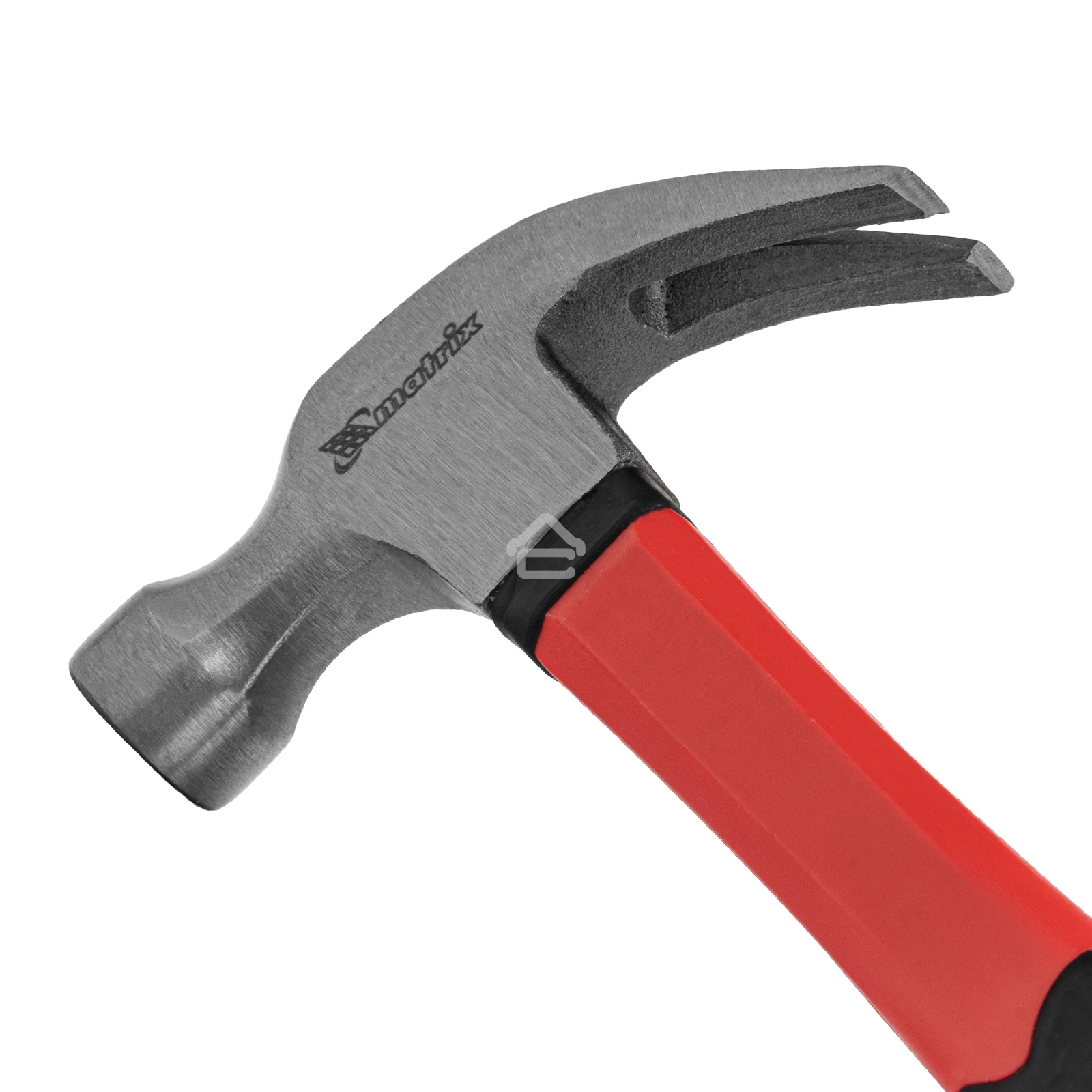 Молоток-гвоздодер Matrix 450 г, боек 27 мм, фибергласовая обрезиненная рукоятка