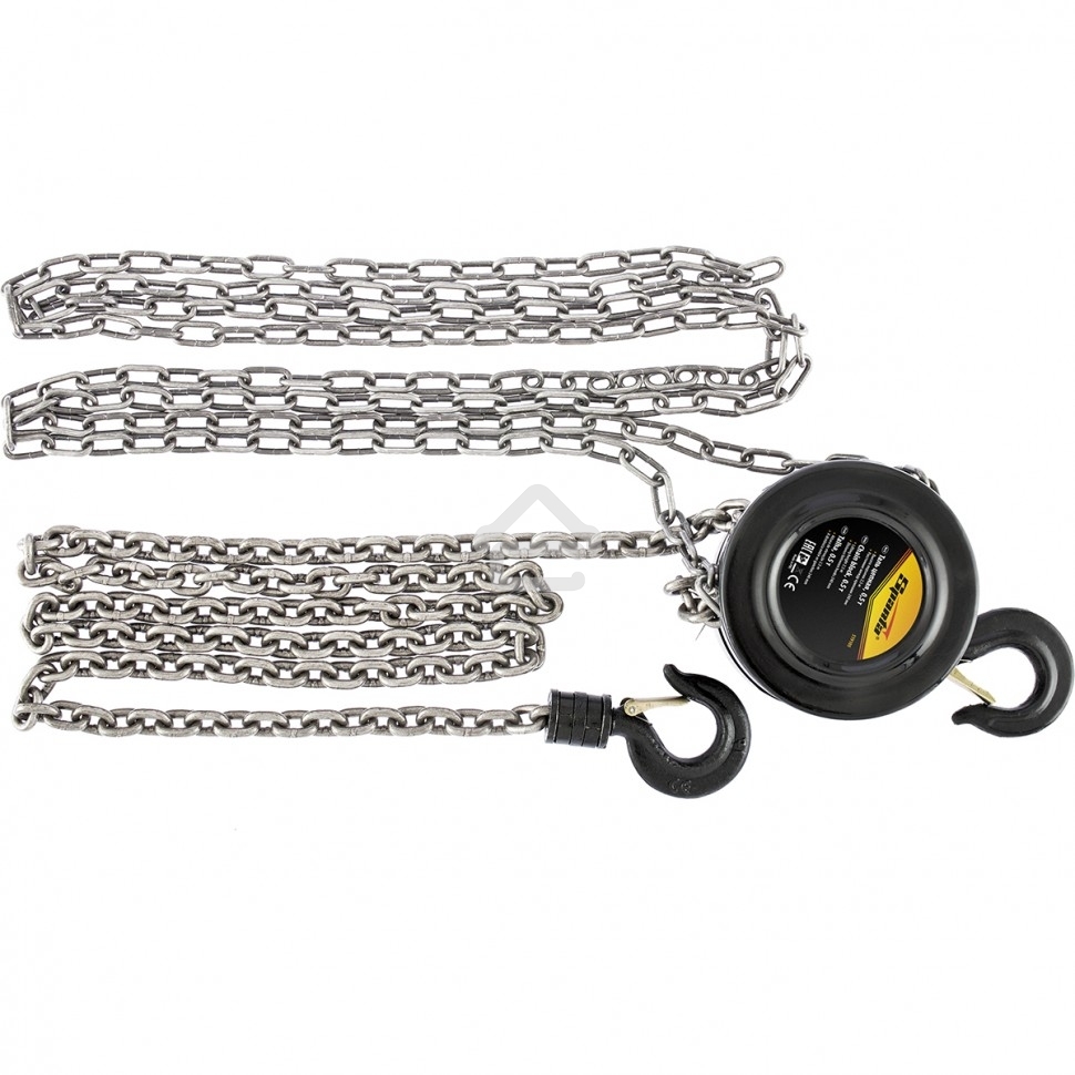 Таль цепная Sparta 0,5 т, h подъема 2,5 м, расстояние между крюками 240 мм