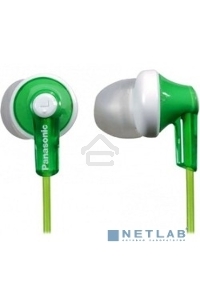 Наушники Panasonic RP-HJE118GUG зеленый 1.1м