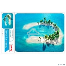 Коврик для мыши Buro BU-M10017 рисунок/остров