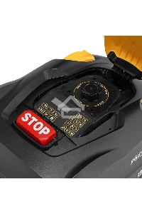 Робот-газонокосилка Grass Master 1000, ультразвуковой датчик, 3 Ач, LCD дисплей, Wi-Fi  Denzel