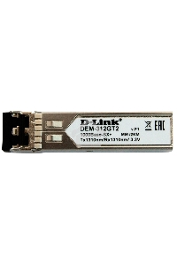 Трансивер D-Link DEM-312GT2 1port mini-GBIC LX up to 2km
