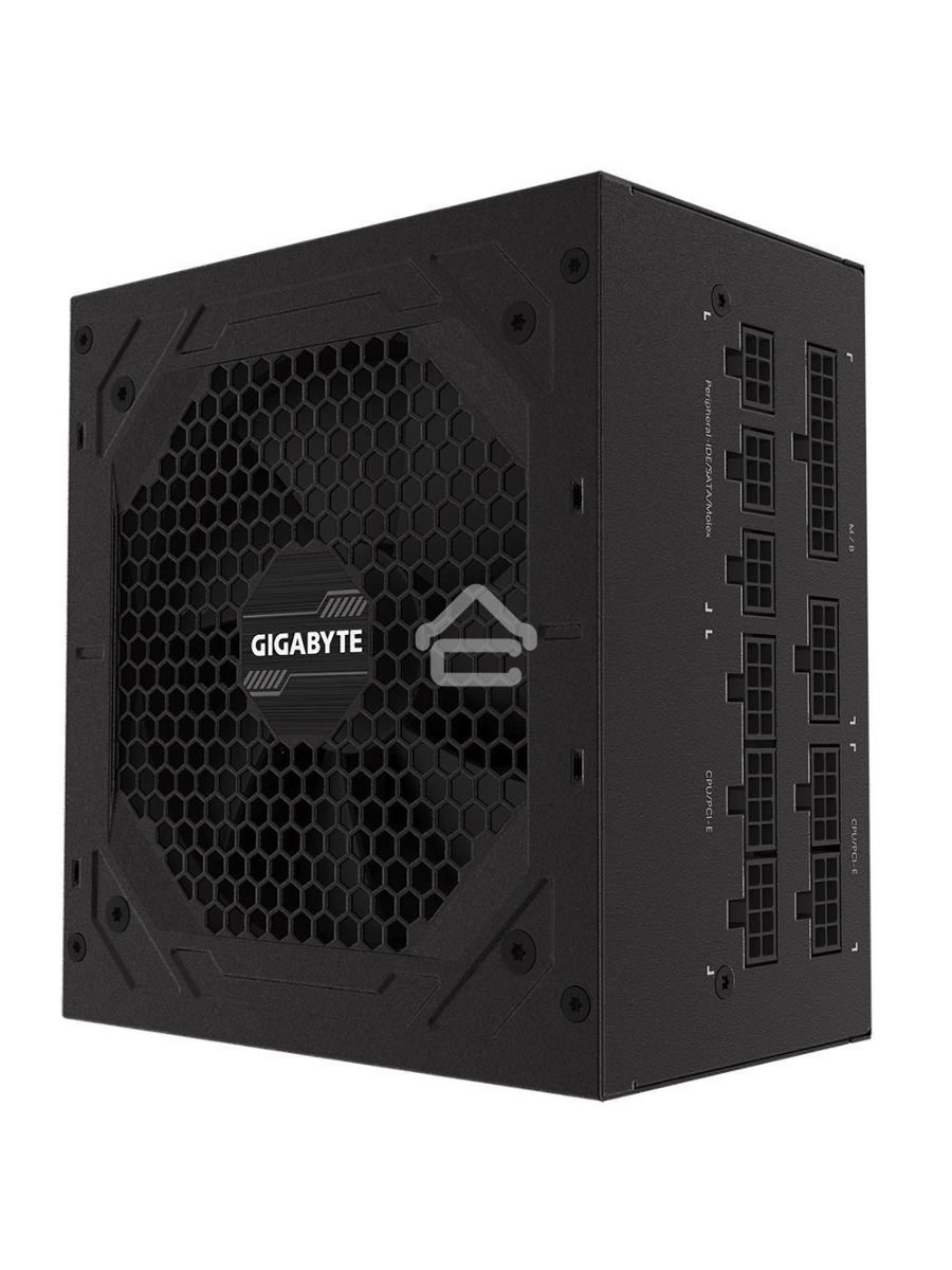 Блок питания Gigabyte P750GM (GP-P750GM) , 750Вт, 80 PLUS Gold, 120мм, модульный, черный