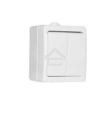 Выключатель 2-кл. ОП Аллегро 10А IP54 белый UNIVersal 5563491