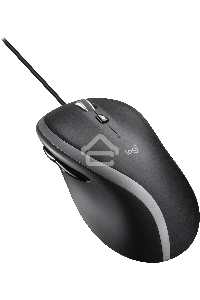 Мышь проводная Logitech M500S черный, 4000 dpi, USB, кнопки - 7