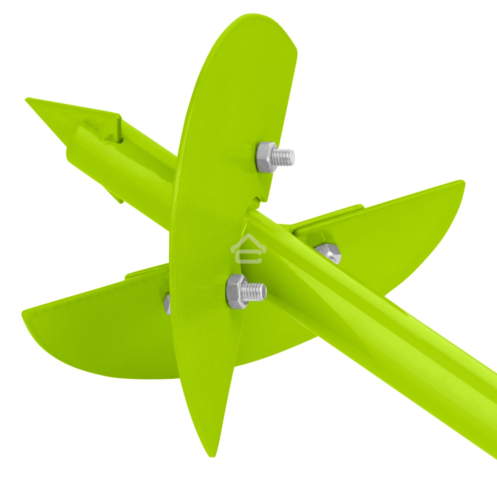 Бур лопастной со сменными ножами, 1000 мм, диаметр 150 мм, 200 мм, Россия Сибртех