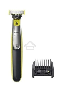 (Оригинал) Триммер Philips OneBlade QP2730/20 черный/лайм. 1 насадка