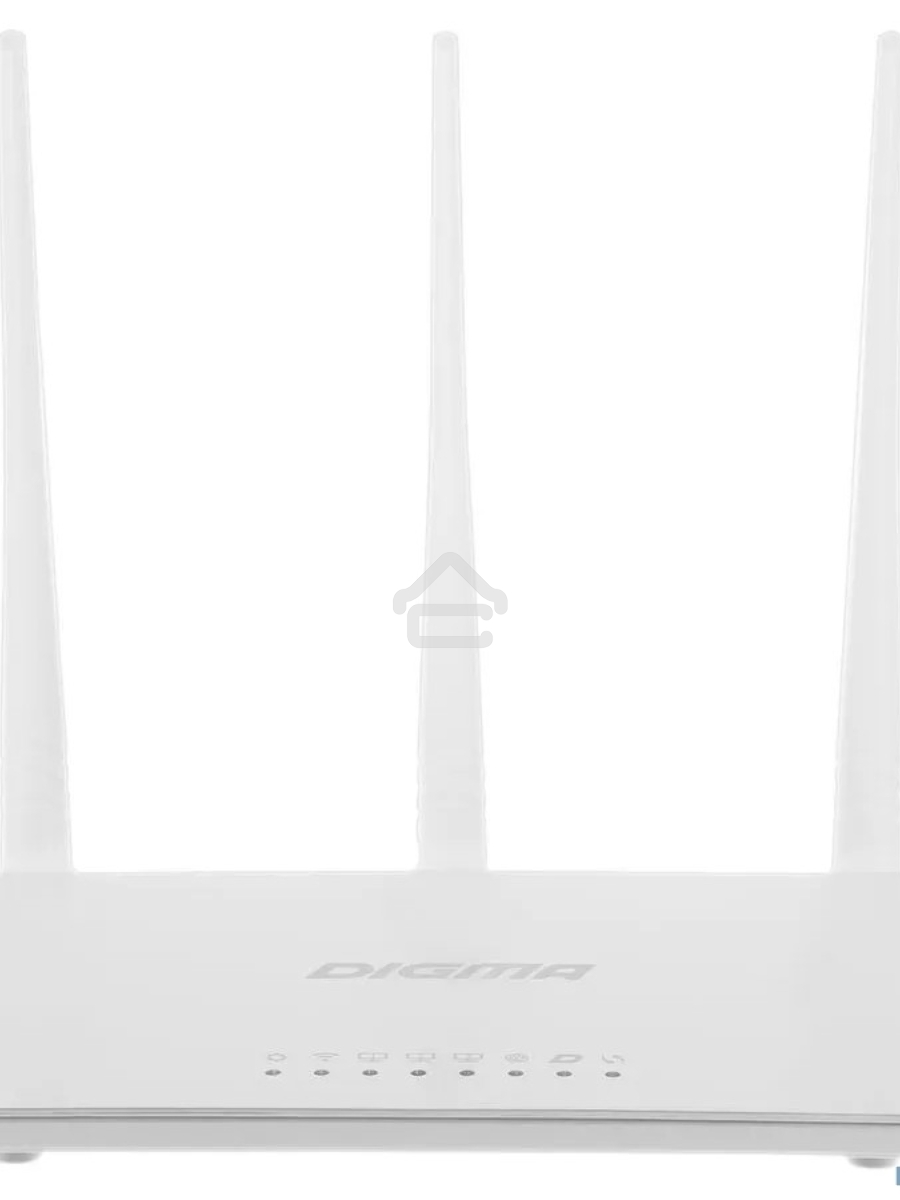 Роутер беспроводной Digma DWR-N302 N300 10/100BASE-TX белый (упак.:1шт)