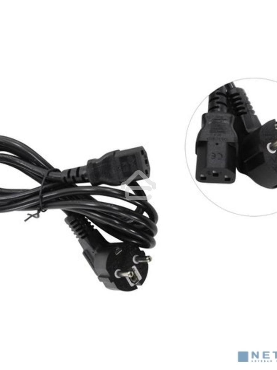 Кабель питания ExeGate Power PC-1,8P (Евровилка угл. Schuko->С13) VDE-250V-3*0.75-CU, 10A, 1.8м