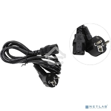 Кабель питания ExeGate Power PC-1,8P (Евровилка угл. Schuko->С13) VDE-250V-3*0.75-CU, 10A, 1.8м