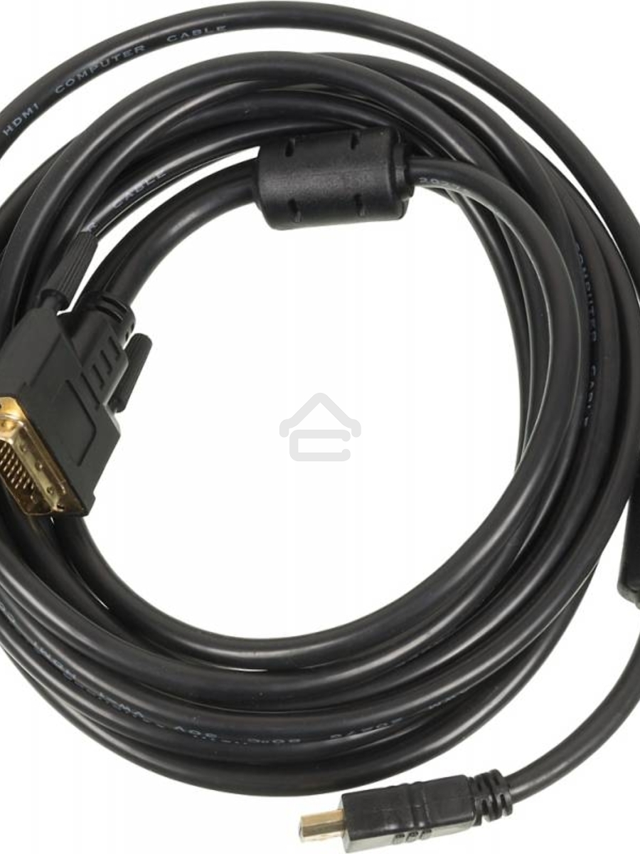 Кабель Ningbo DVI-D/HDMI 24M/19M 5m позолоченные контакты ферритовые кольца