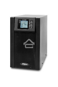 Источник бесперебойного питания PowerMan Online 2000VA Black (Online-Double conversion/LCD Display/USB/Software/RJ11/45,RS-232)