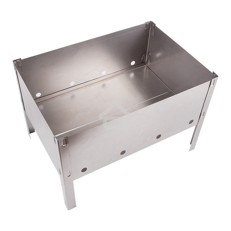 Мангал сборный со складным дном в пленке Сокол